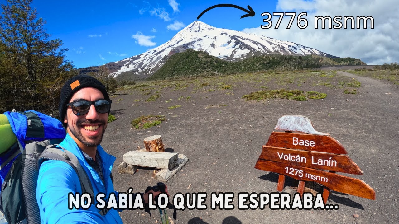 Así es subir al Volcán Lanín en la Patagonia Argentina 😍🗻
