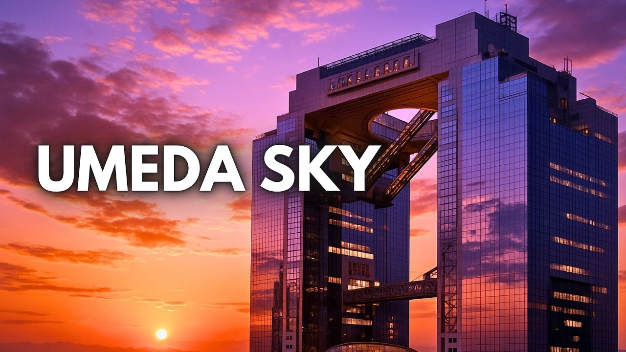 WORLD&rsquo;S HIGHEST ESCALATOR ❄️ Winter Tour at Umeda Sky Building | Osaka, Japan [4K]