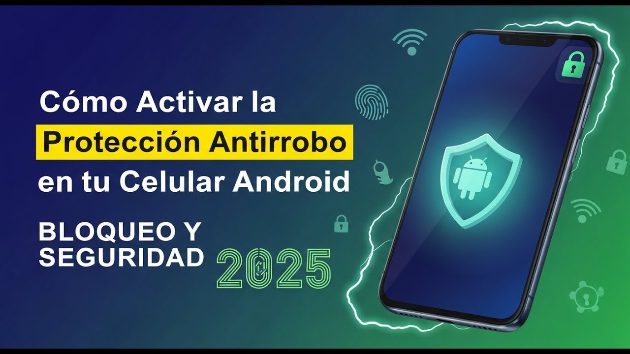 C&oacute;mo Activar la Protecci&oacute;n Antirrobo en tu Celular Android | Bloqueo y Seguridad 2025
