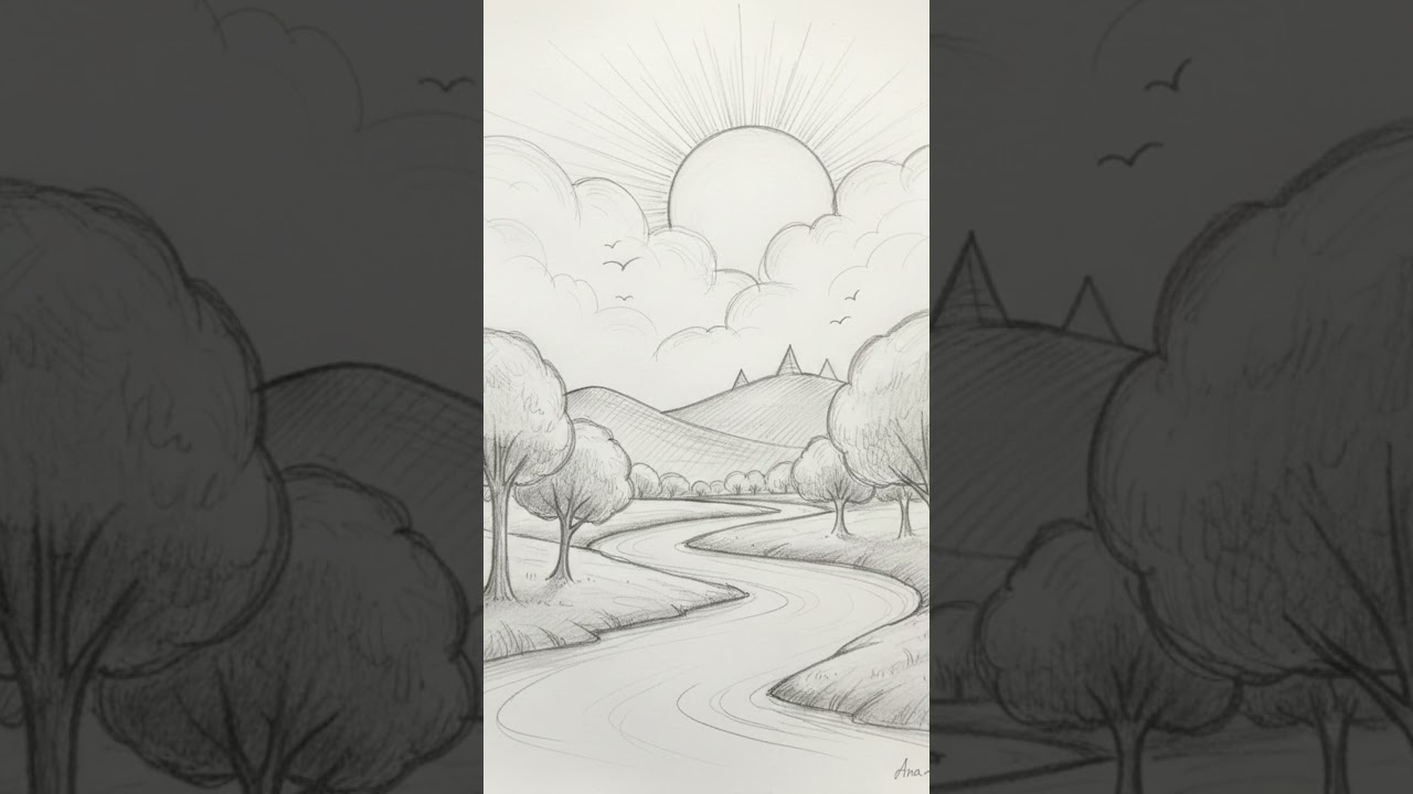 easy Nature Drawing 