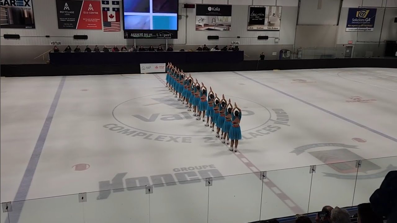 2025 patinage synchro Rythmiks Lanaudiere A3 Lévis - Bollywood