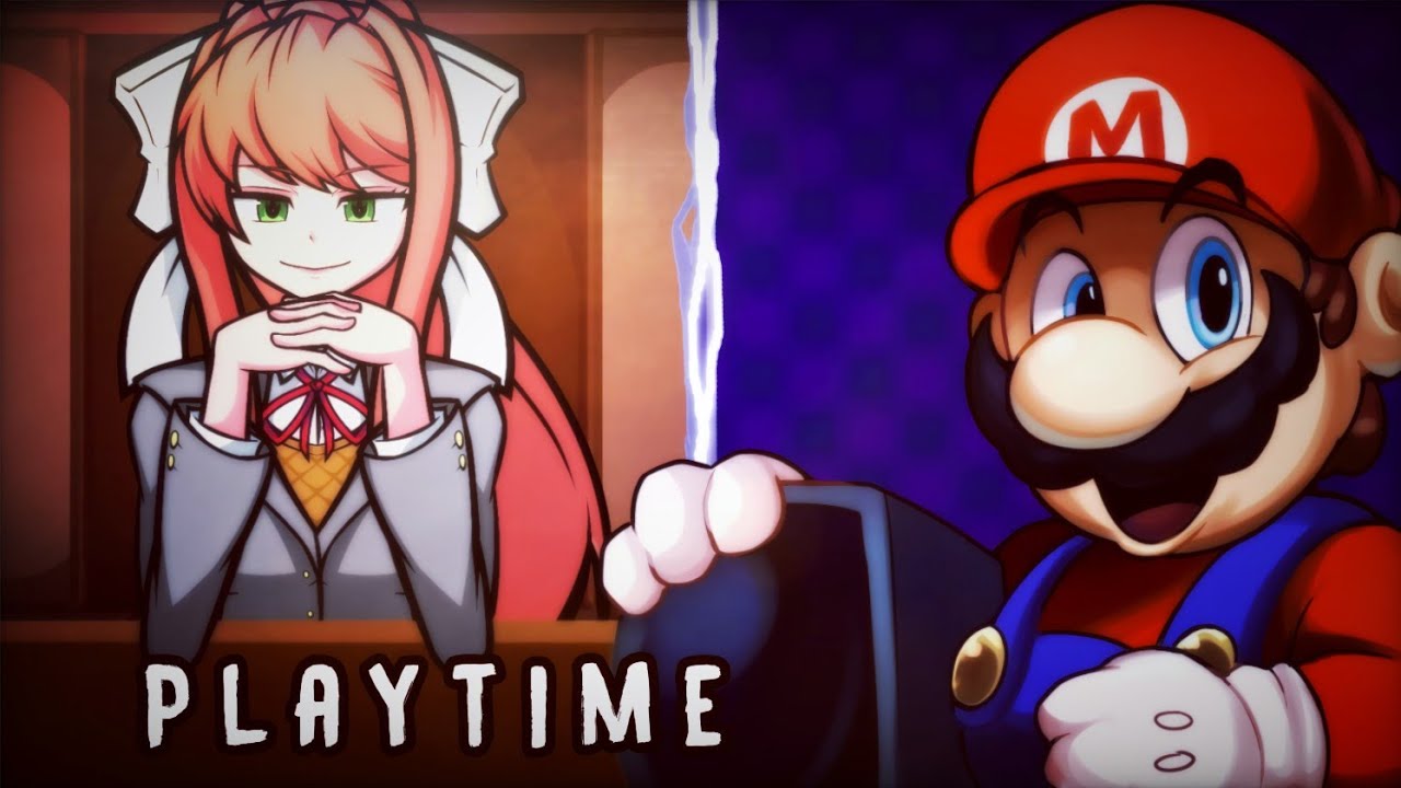 FNF Playtime But Monika and Stanley Sing It | [Cover]