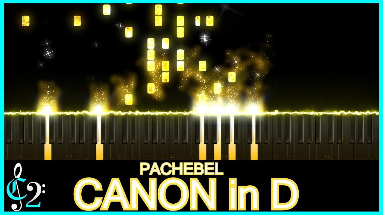 CANON in D - PACHELBEL | Piano Tutorial | MIDI | クラシカル【ピアノ】
