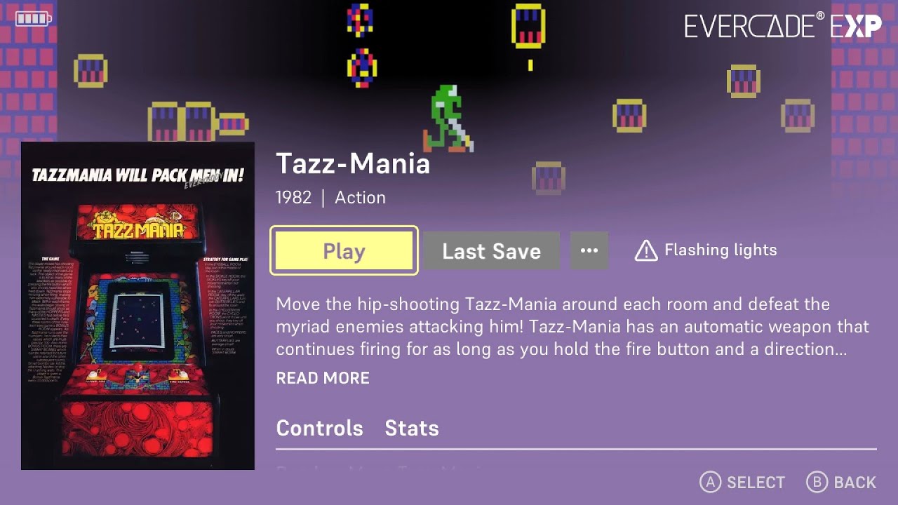 Tazz-Mania | Atari Arcade 2 | Game 10 of 10 | Evercade Handheld