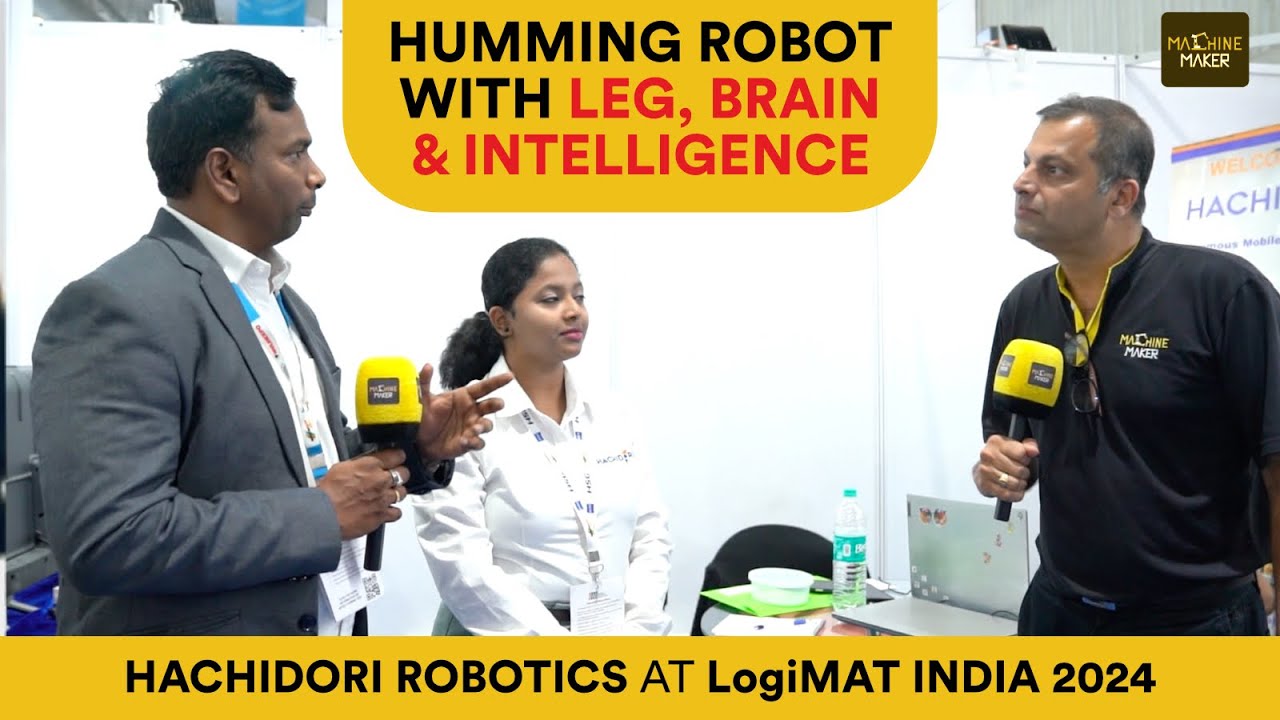 Hachidori's AMRs at LogiMAT India 2024: Get the Legs, Brains & Intelligence for your Warehouse