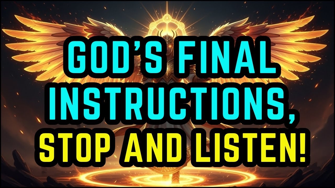 Chosen One, STOP SCROLLING - These Are God's Final Instructions To You