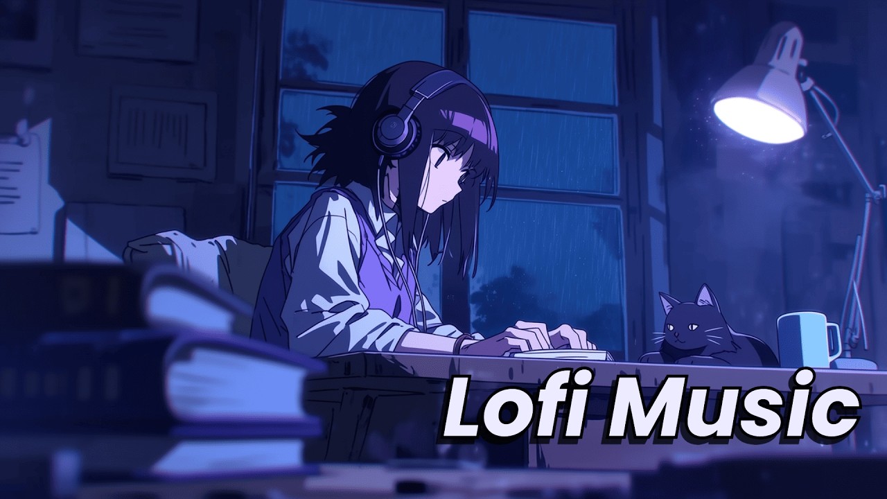 Lofi Music - Rainy Night Study Session