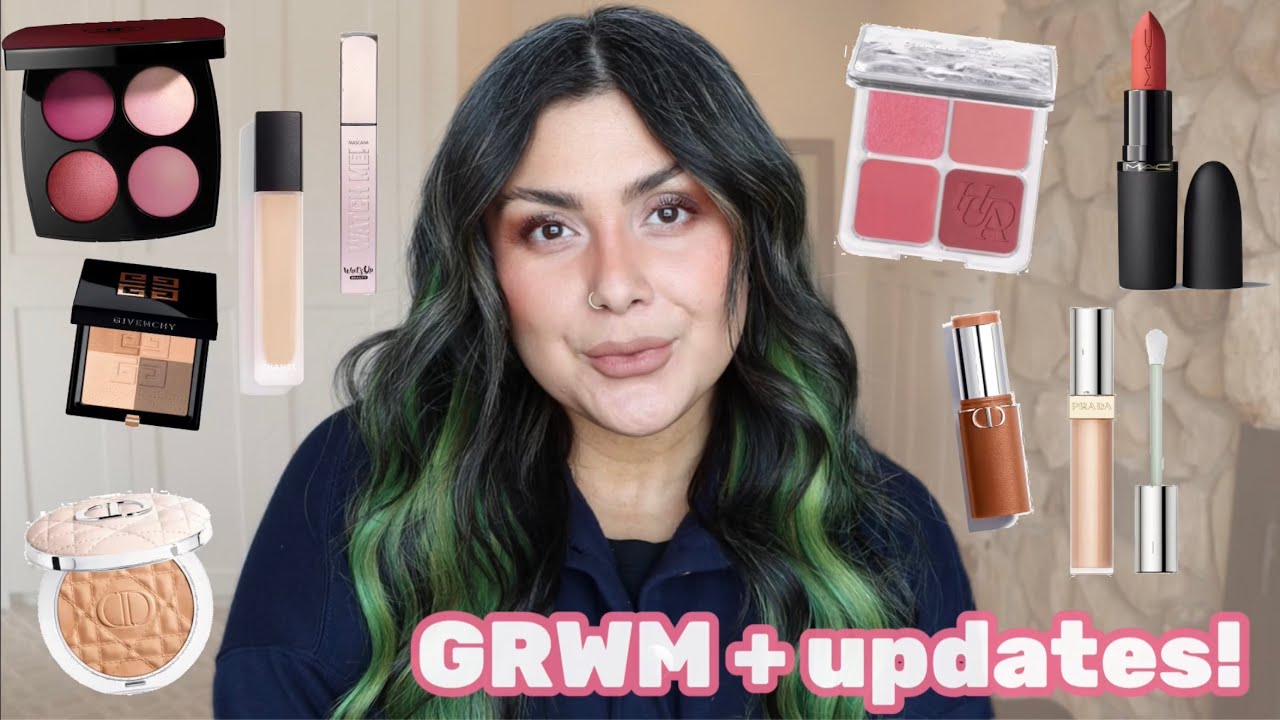 GRWM + updated thoughts on recent makeup purchases | let’s hang out 🫶🏼