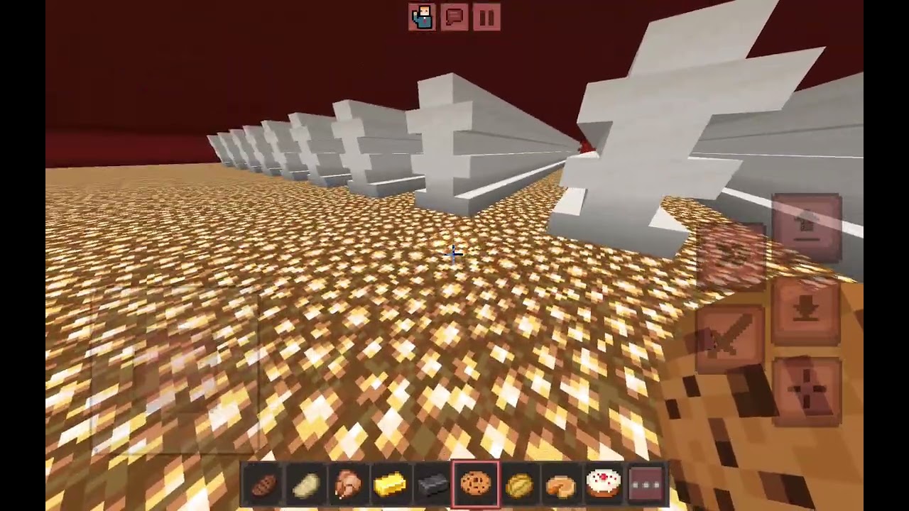 Hoje eu fui no mercado no Minecraft 