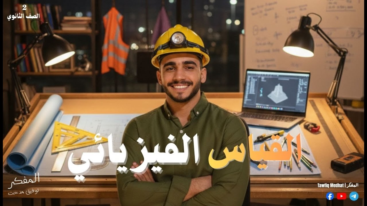 المحاضرة الأولى-القياس الفيزيائي فيزياء الصف الثاني الثانوي 2026 - المفكر | Tawfiq Medhat