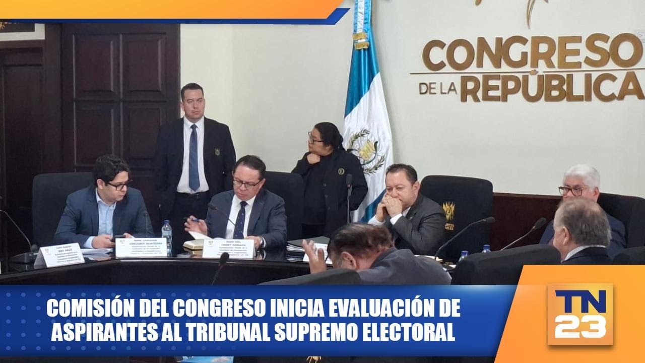 Comisión del Congreso inicia evaluación de aspirantes al Tribunal Supremo Electoral