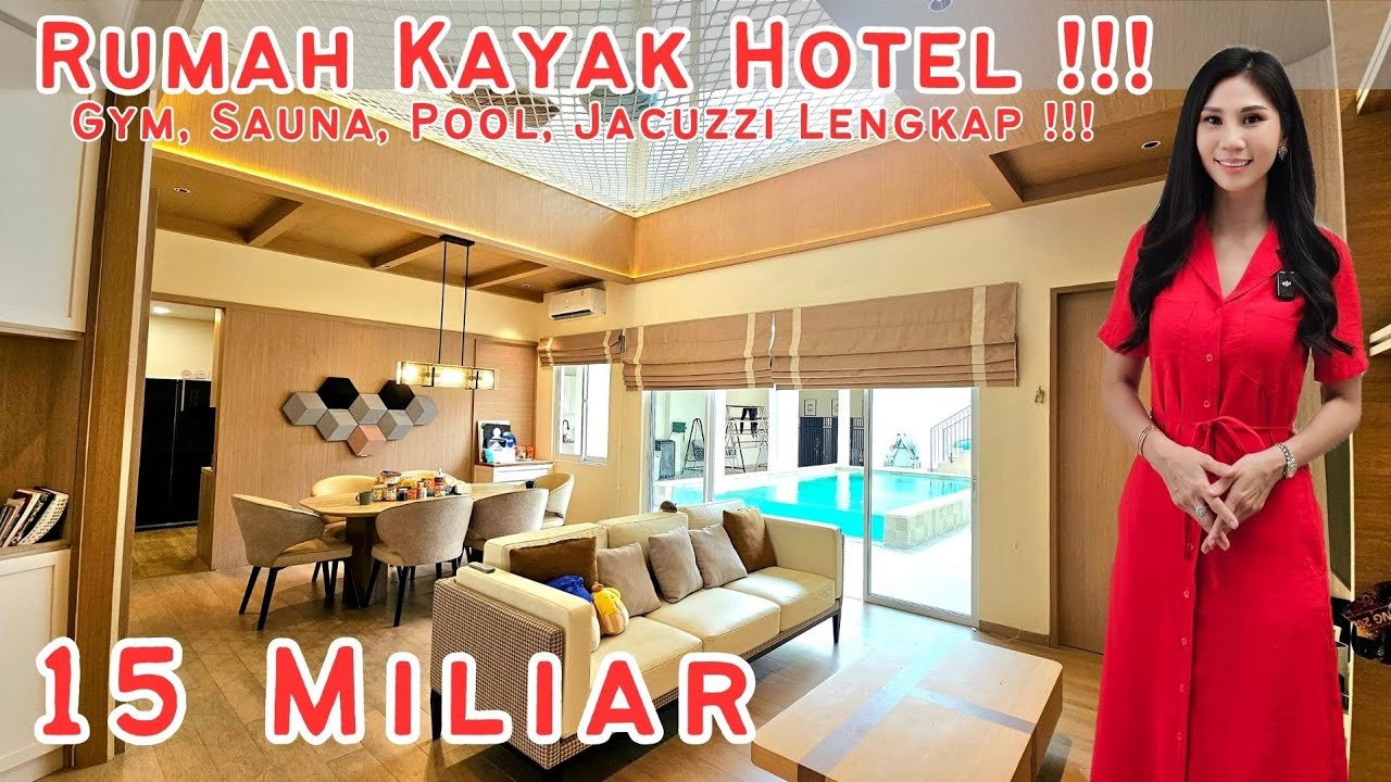 RUMAH KAYAK HOTEL !! GYM, SAUNA, POOL, JACUZZI SEMUA LENGKAP !!! ALAM SUTERA 15 MILIAR !!!