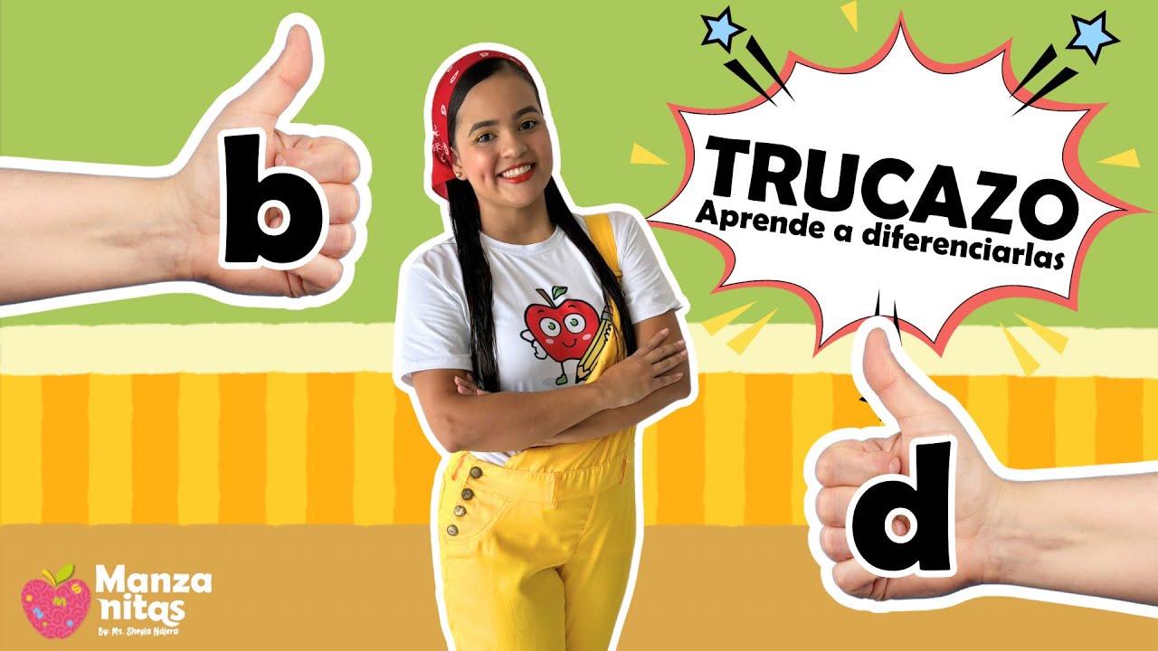 Diferencia entre las letras b-d y p-q