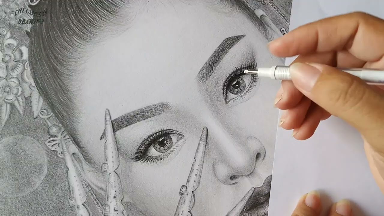 Pencil drawing details