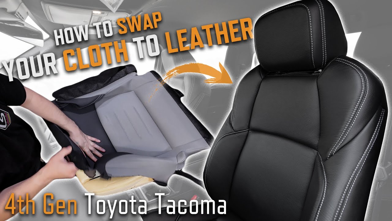 Toyota Tacoma Cloth To Leather Seat Conversion | Installation Overview - LeatherSeats.com