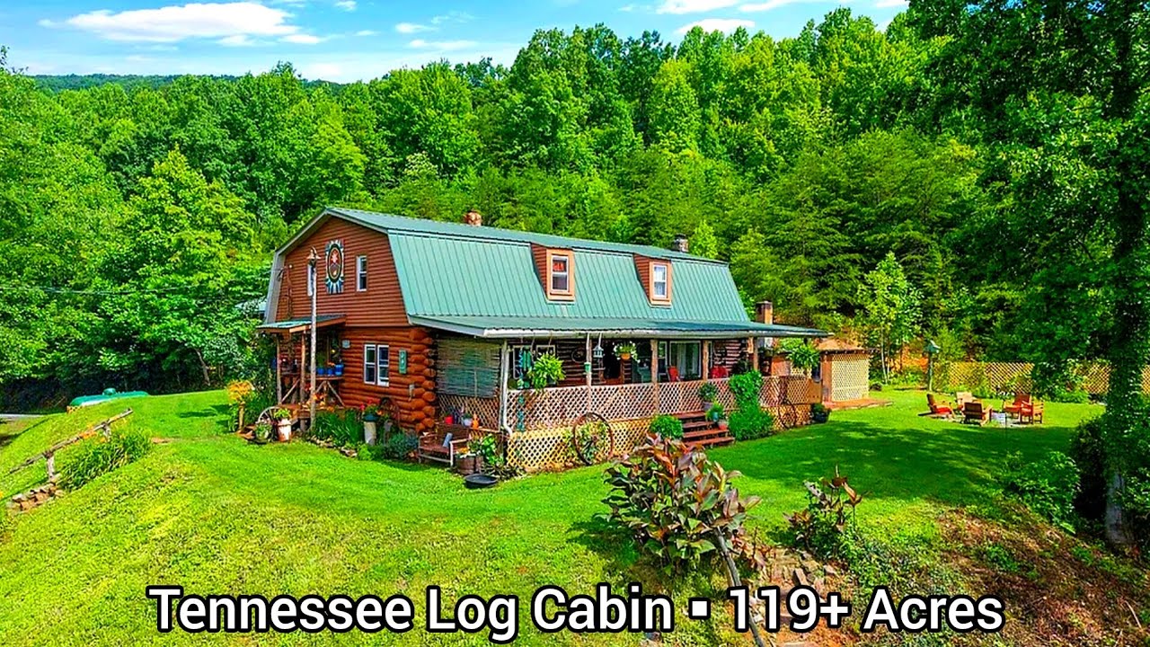 Tennessee Log Cabins For Sale | 119 Acres | Log Cabins | Tennessee Land For Sale | Passive Income