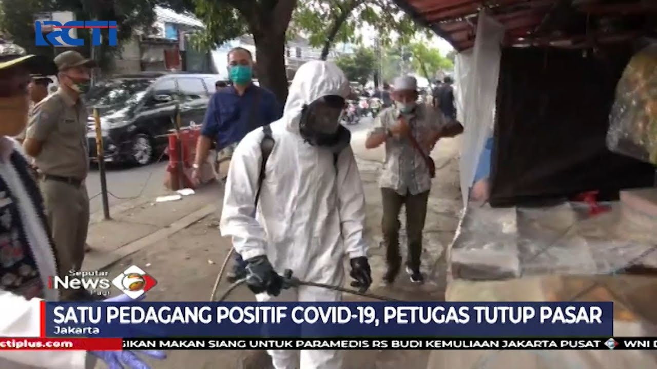 1 Pedagang Positif COVID-19, Pasar Tempel di Jaksel Ditutup - SIP 04/07