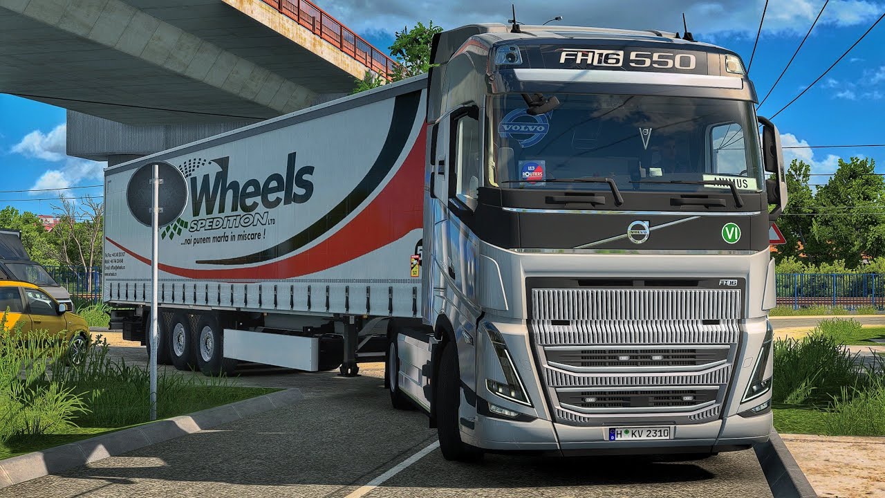 Early Morning Cross Border Delivery through Country Roads of Balkans | #ets2 1.55