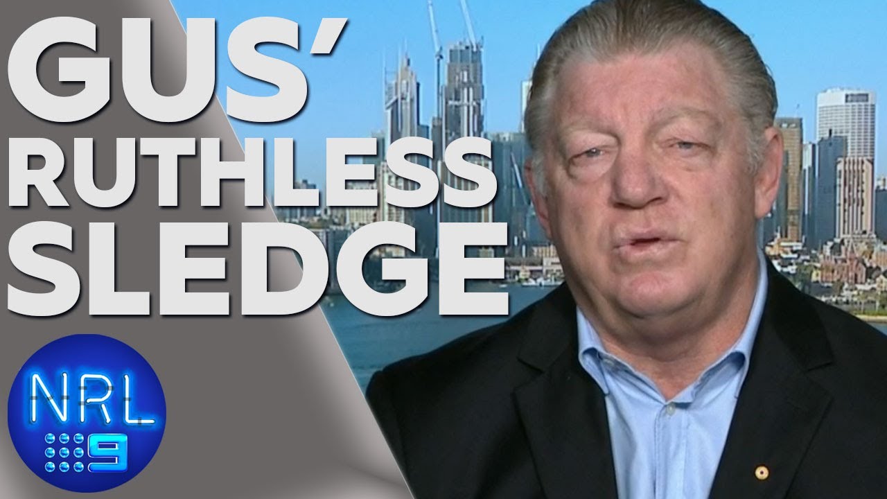 Gus' smackdown for league reporter | NRL on Nine