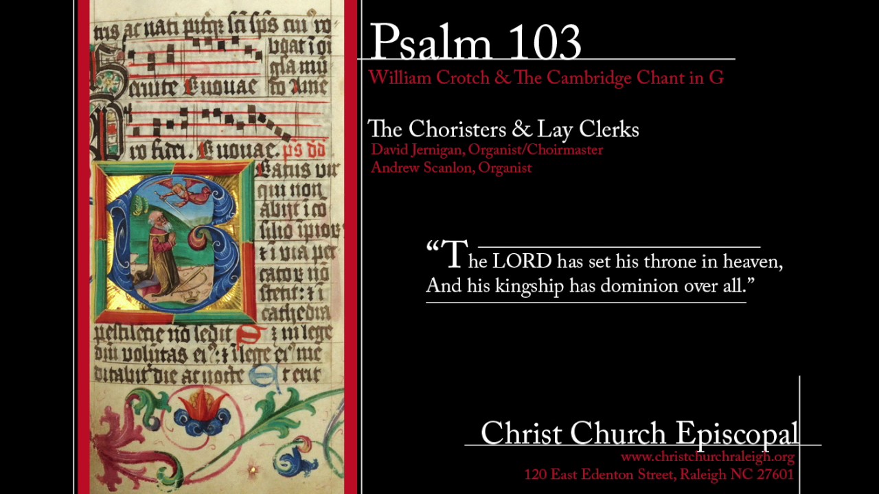 Psalm 103, Anglican Chant