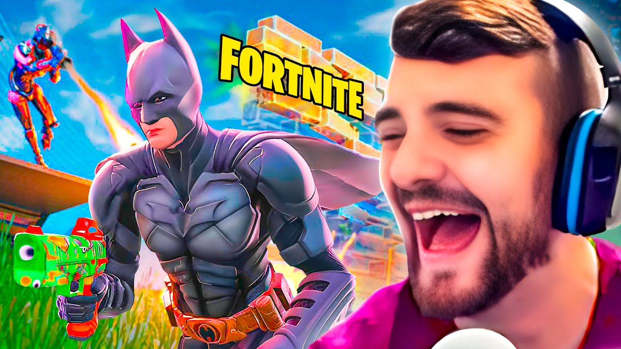 LLORO DE LA RISA JUGANDO FORTNITE