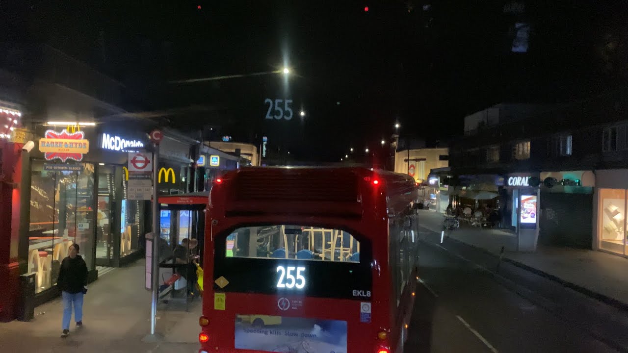 Full Route Visual ~ Bus Route 155 : Elephant & Castle - Tooting, St George’s Hospital