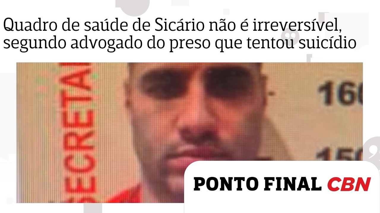 Quadro de saúde de 'Sicário' não é irreversível, segundo advogado do preso que tentou suicídio