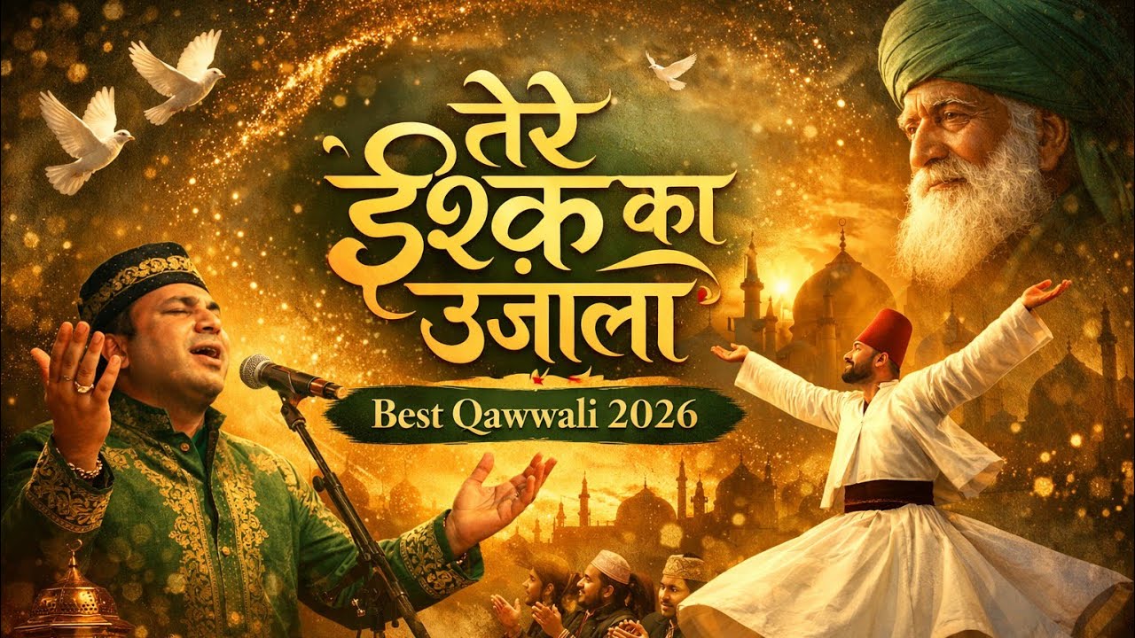 Tere Ishq Ka Ujala ✨ | Heart Touching Sufi Qawwali 2026 🎶 Soulful Sufi Music