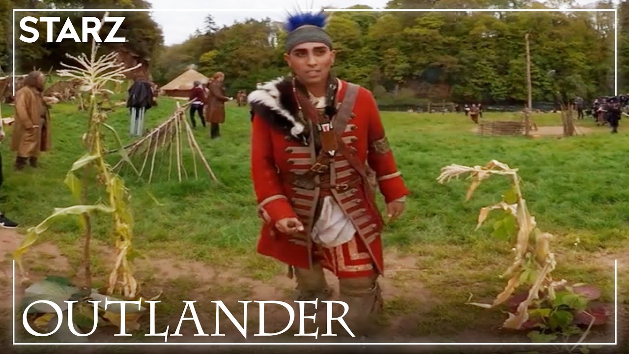 Outlander in 360 | Braeden Clarke and the Cherokee Village | STARZ