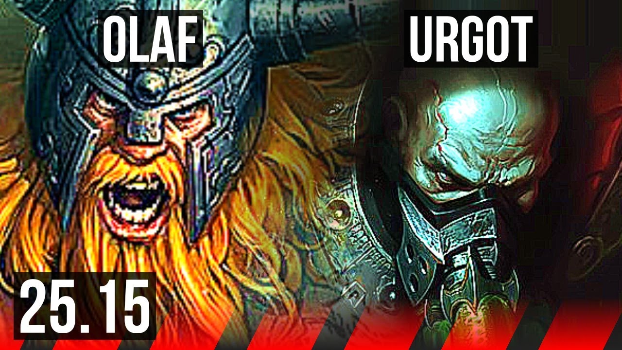 OLAF vs URGOT (TOP) | 10/5/15 | EUW Master | 25.15