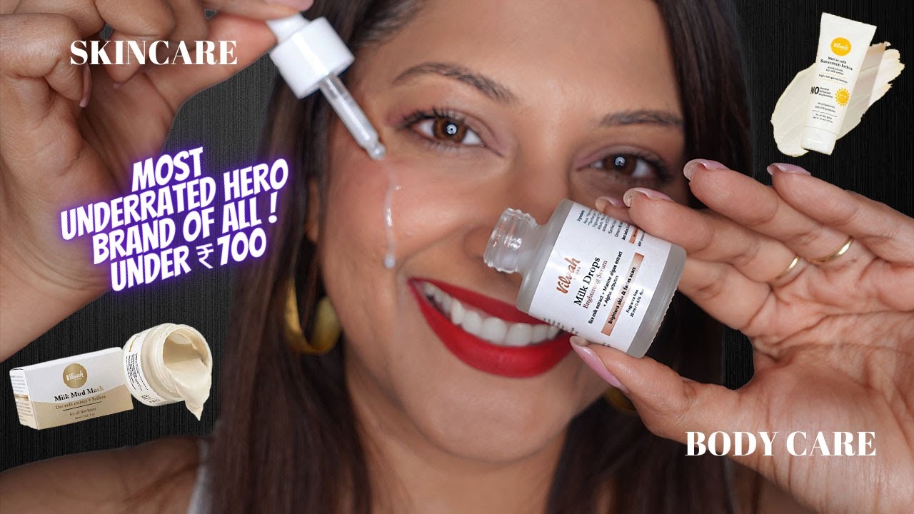 these 7 under ₹700 Vilvah skincare deserves more than 5 stars rating | Milk range honest review