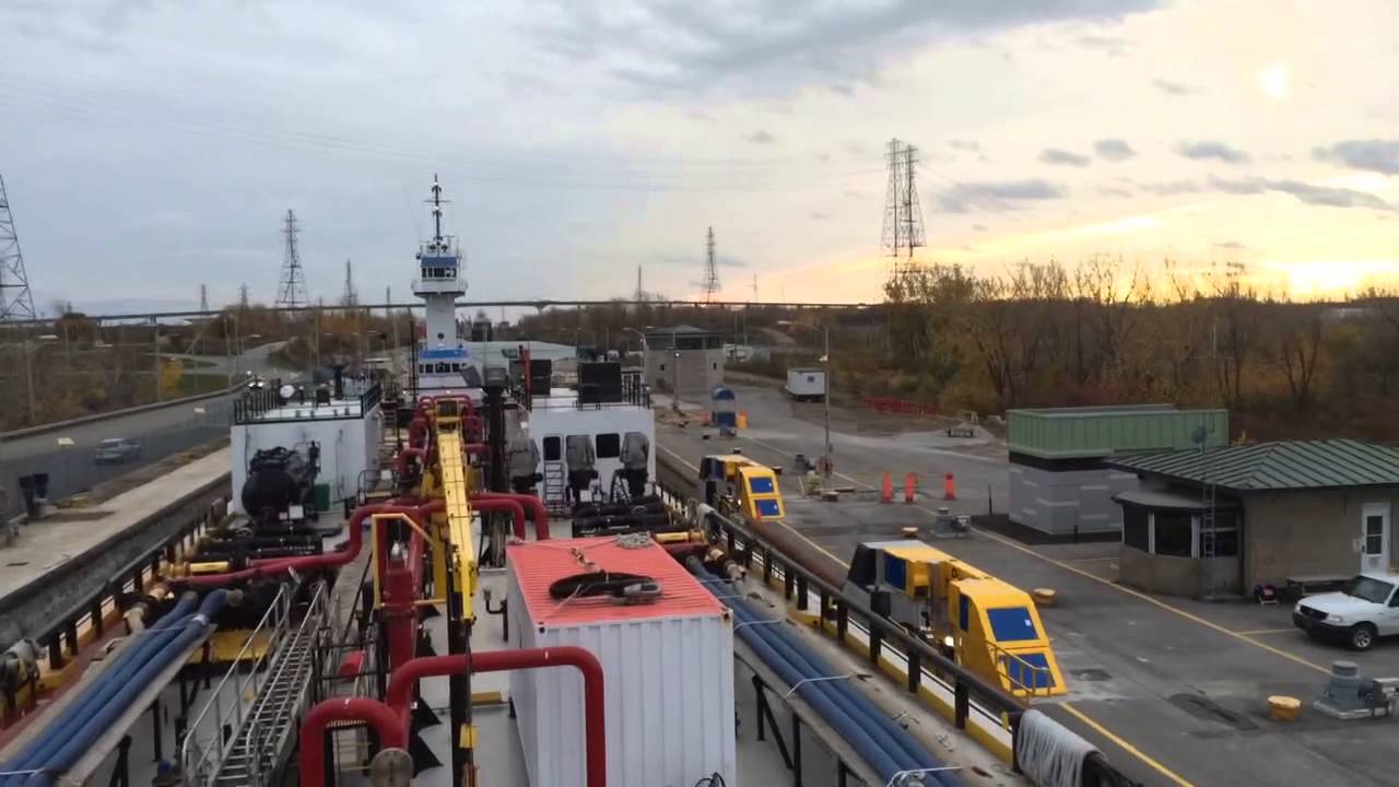 Locking through On the Saint Lawrence Seaway bound for Sea.
