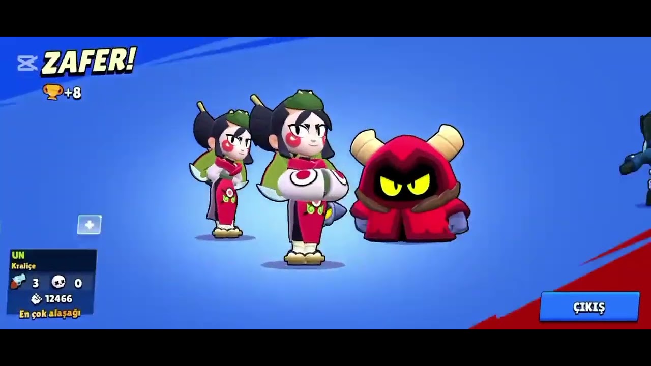 Brawl stars oynadım