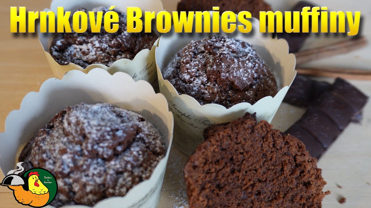 Hrnkové Brownies muffiny
