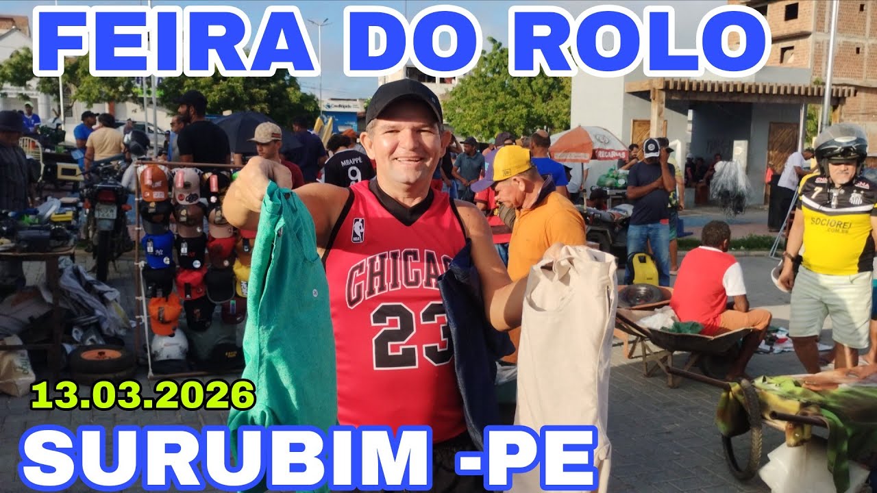 FEIRA DO ROLO DE SURUBIM EM BUSCA RELÍQUIAS 13.03.2026