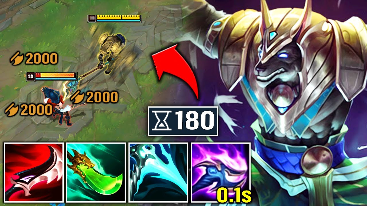 MEGA HASTE NASUS CAN Q EVERY 0.1 SECONDS (IT LOOKS LIKE I'M HACKING)