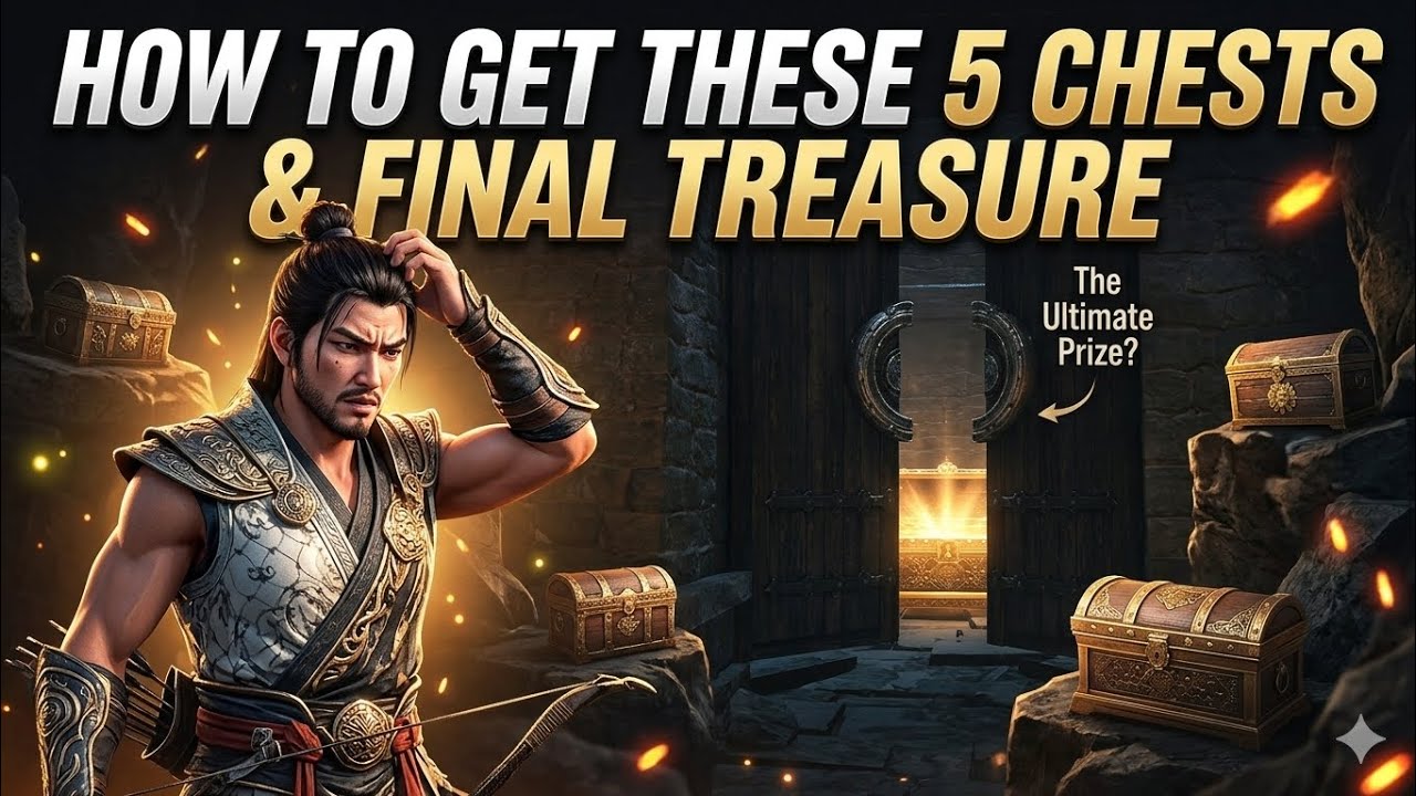 Where winds meet gameplay How to get 5 chests and final treasure#gaming#viral#wherewindsmeet#explore