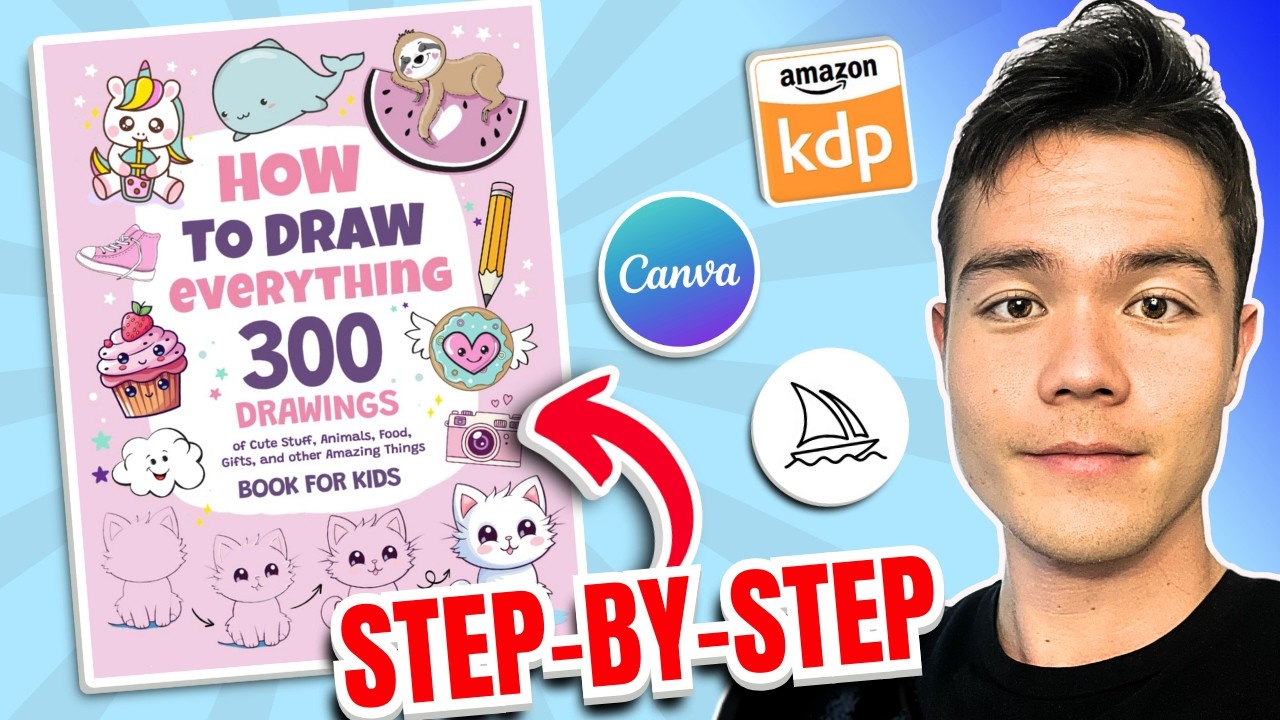 How to Create “How To Draw” Books to Sell on Amazon KDP Using AI and Canva