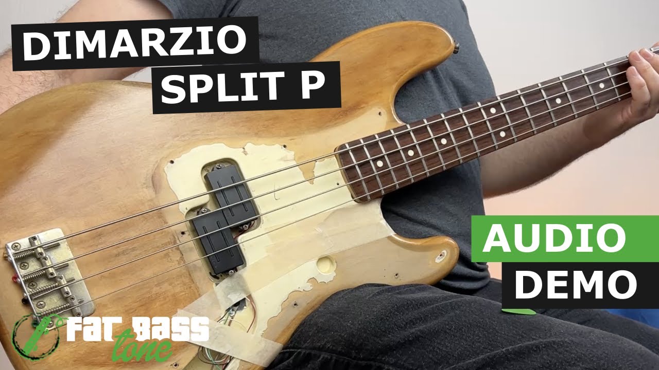 Dimarzio Split P Precision Bass® Pickup Set Demo