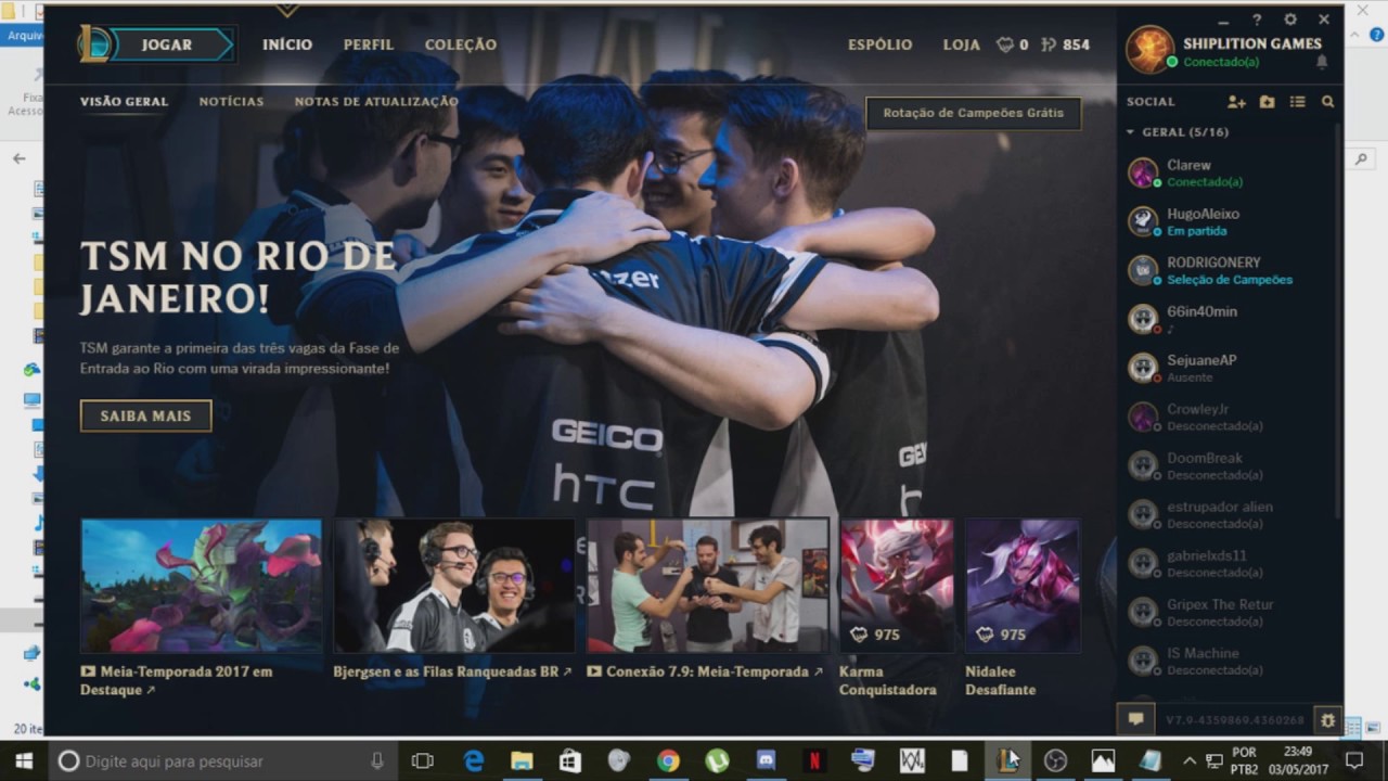 ERRO DO LOL DirectX E LEAGUE OF LEGENDS OU DRIVERS