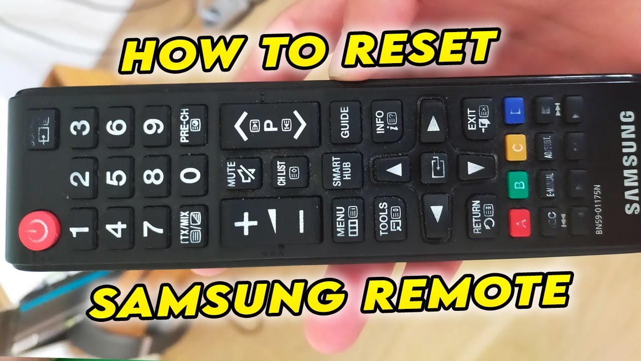 How to Reset Samsung TV Remote Control