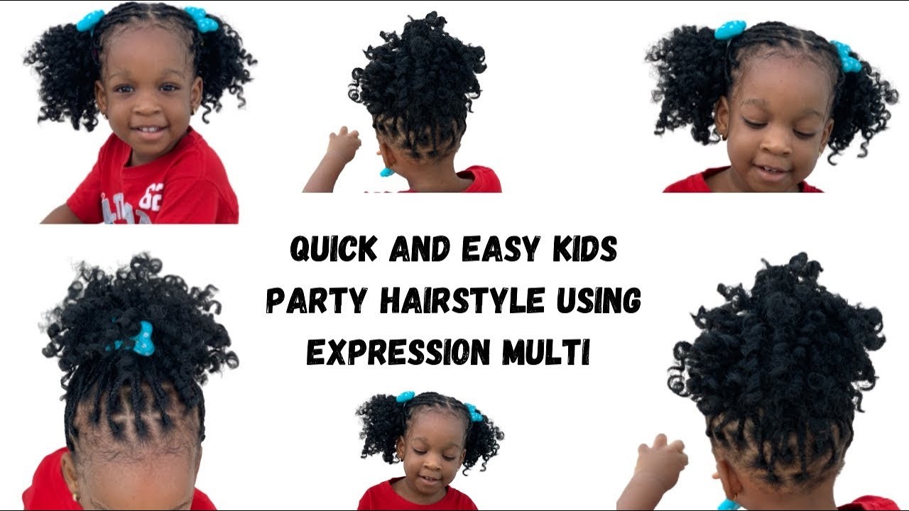 Easy And Beautiful Hairstyle For Kids| Quick And Easy Kids Party Hairstyle