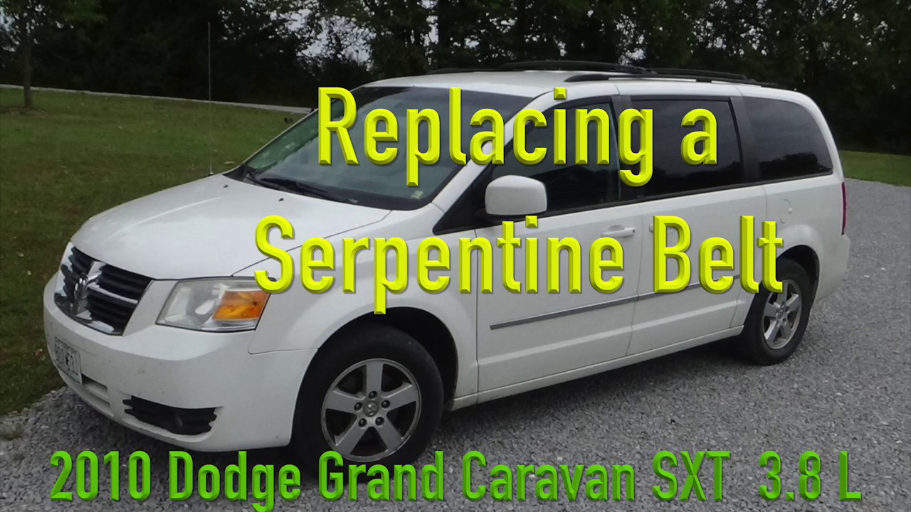 Caravan Serpentine Belt Replacement - 2010 Dodge Grand Caravan SXT 3.8L
