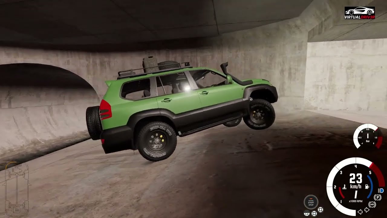 Off-Road Waterway Adventure with Mercedes G Wagon, Land Cruisers, Rolls Royce & Hummer H2 | BeamNG