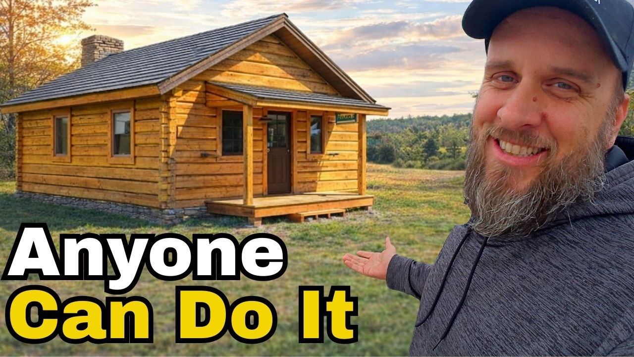 We Built a Log Cabin in 3 Days.. You Won't Believe How We Did It!