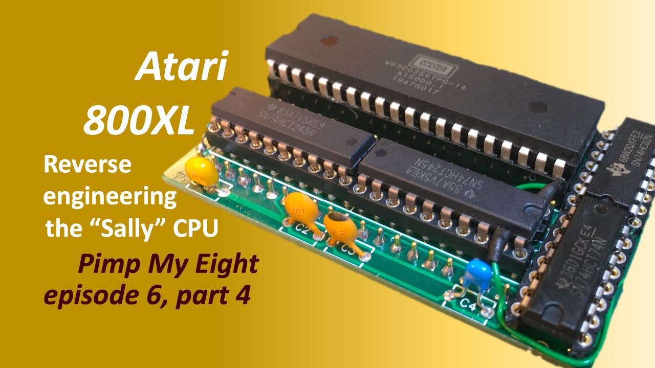 Atari 800XL CPU reverse-engineering and design trouble-shooting