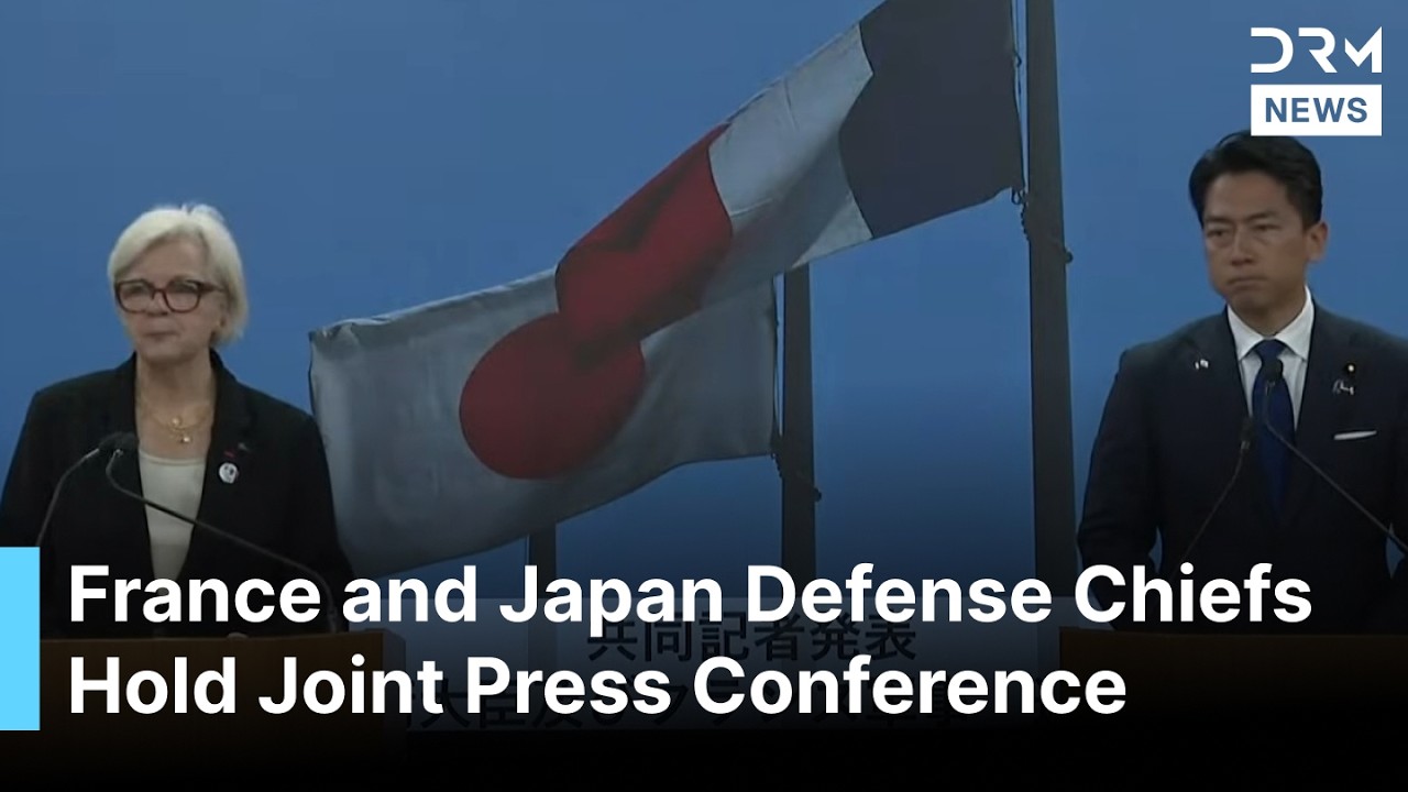 FULL PRESSER: France, Japan Defense Chiefs Sign Historic Partnership for Indo-Pacific Security |AC1B