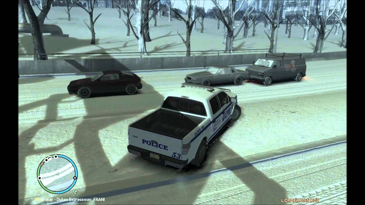 GTA IV: LCPDFR 0.95: Snow Traffic Patrol