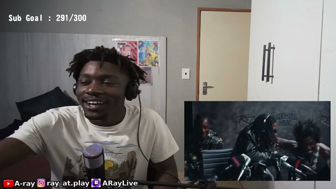 A-Ray Reacts To Kodak Black and RapTv - Media Day Freestyle