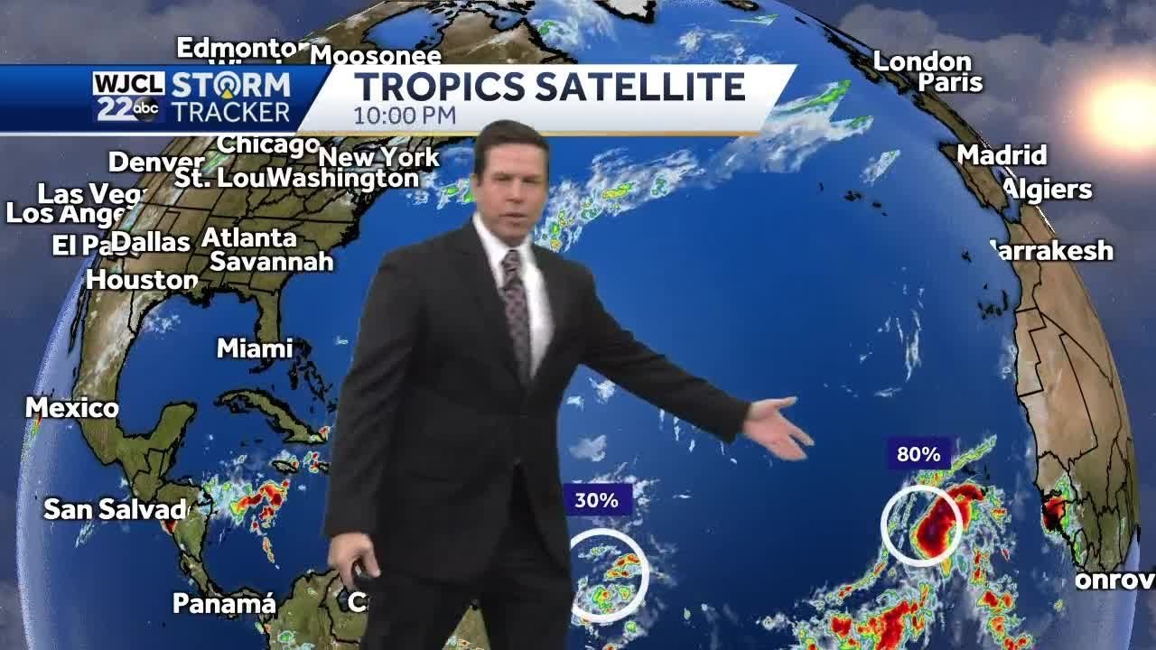 Tropical system may develop Tuesday